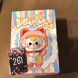 261, Baby Three Billionaire Lucky Cat Series Box Toys, Blind Box